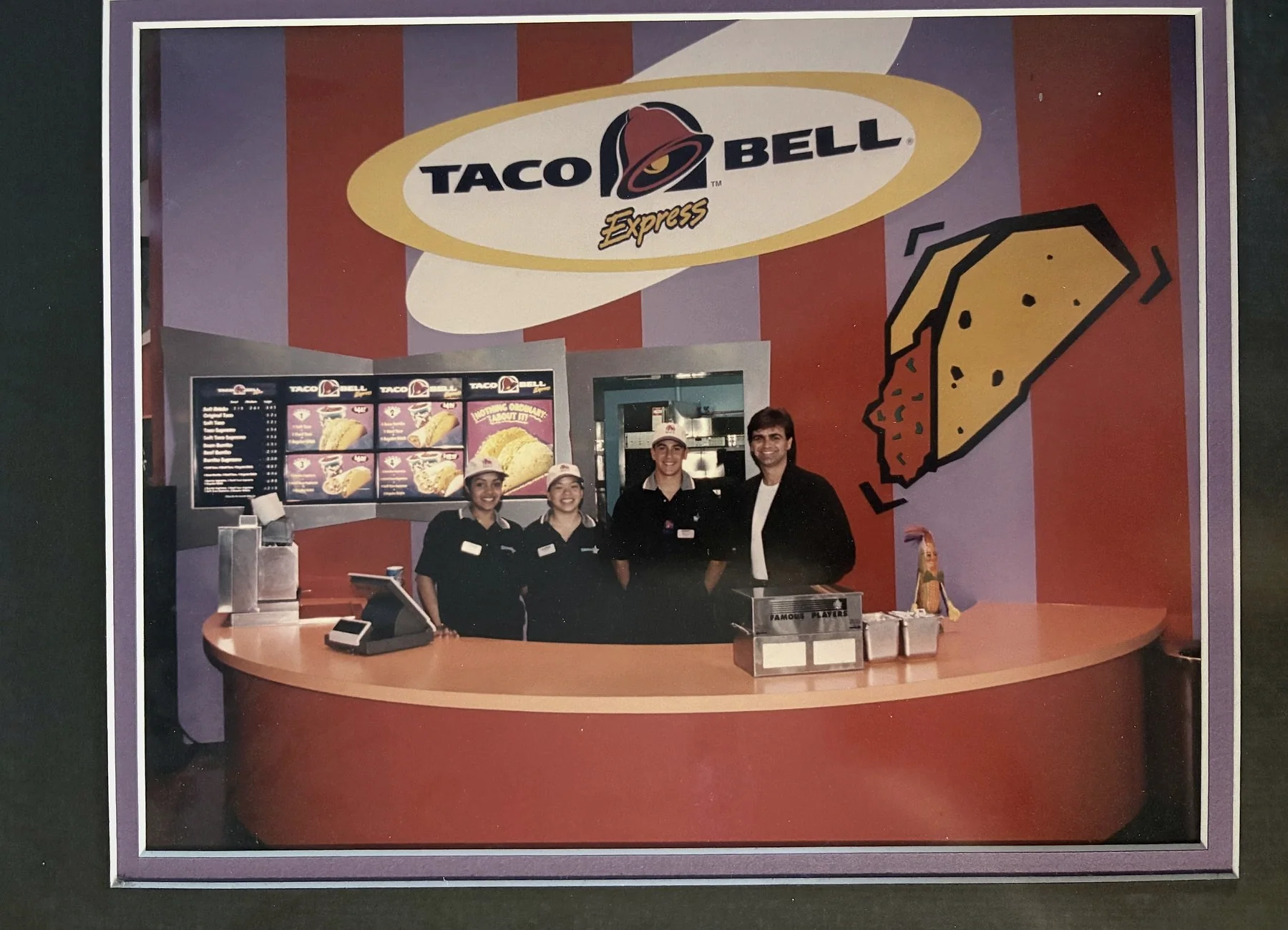 Taco Bell chain restaurant buildout fabricated by Trimen