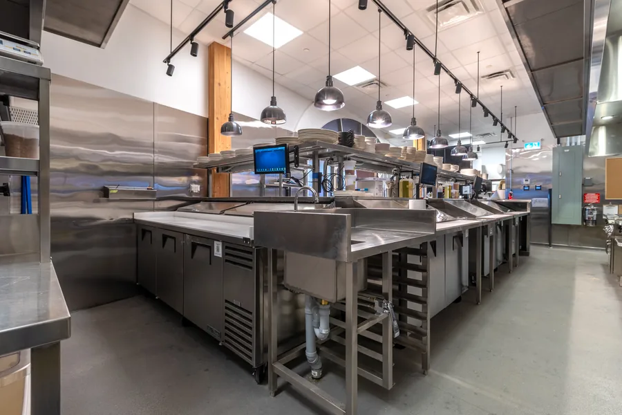 Commercial kitchen layout