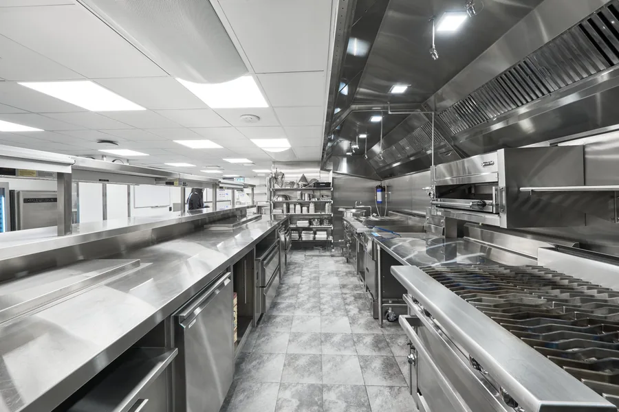 Commercial kitchen equipment line