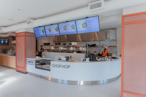 Chop Hop and Pantry service counter on Yonge Street