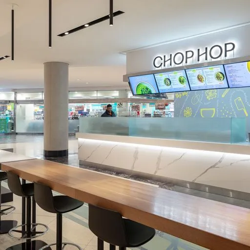 Chop Hop counter and dining area