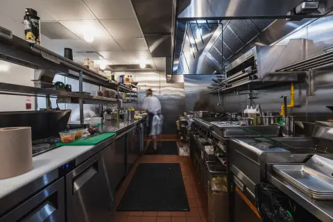 Cook line under the hood at N.L. Ginzburg