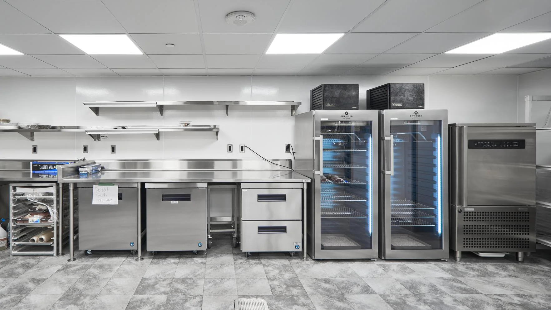 Nobu Toronto dry-aging refrigerators and refrigerated prep equipment