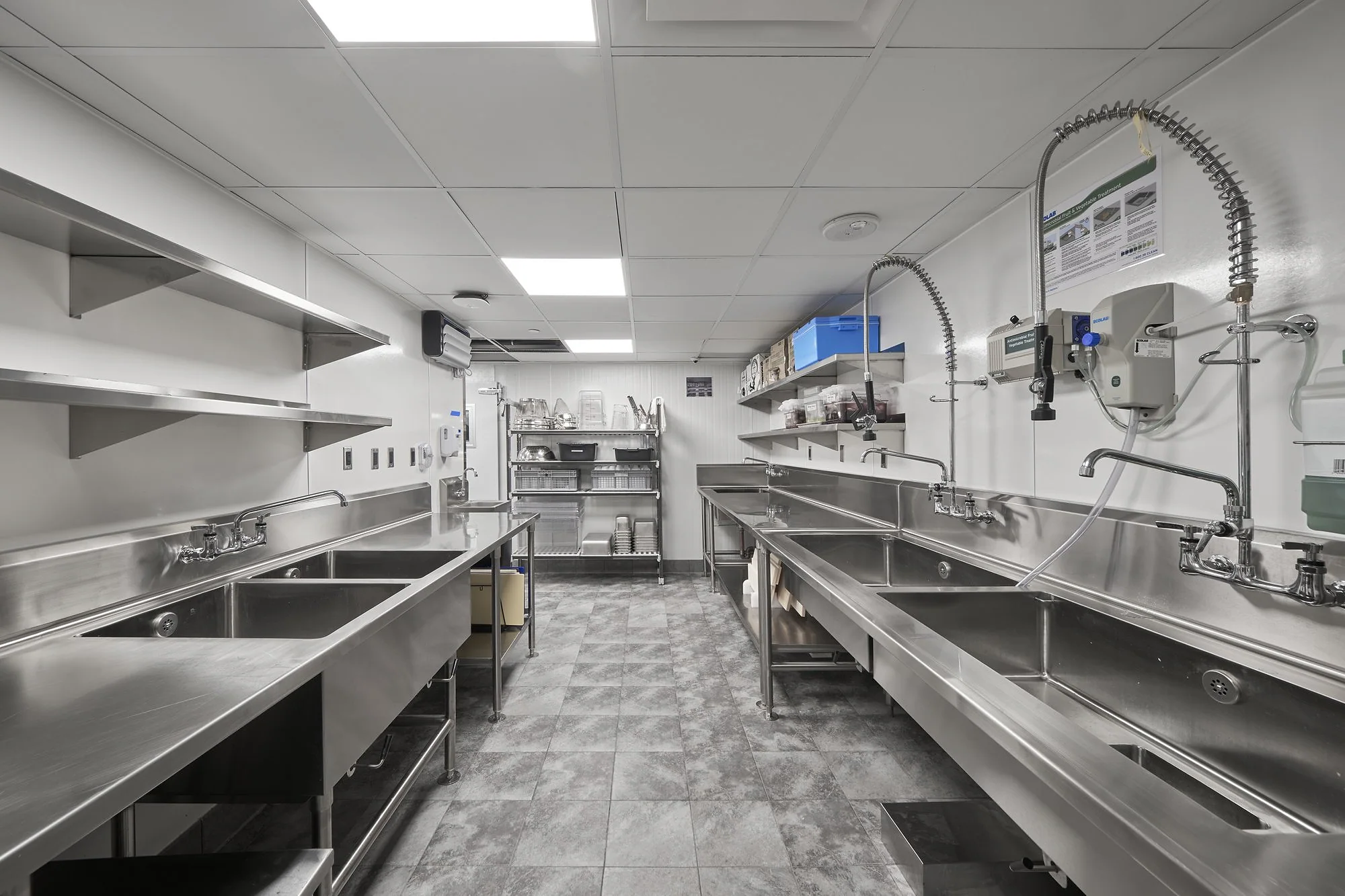 In-house commercial kitchen and service-line work for Lenny's turnkey buildout