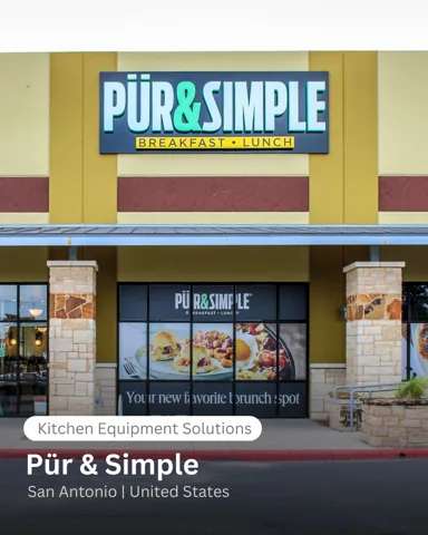 Pür & Simple San Antonio exterior and branded project photograph
